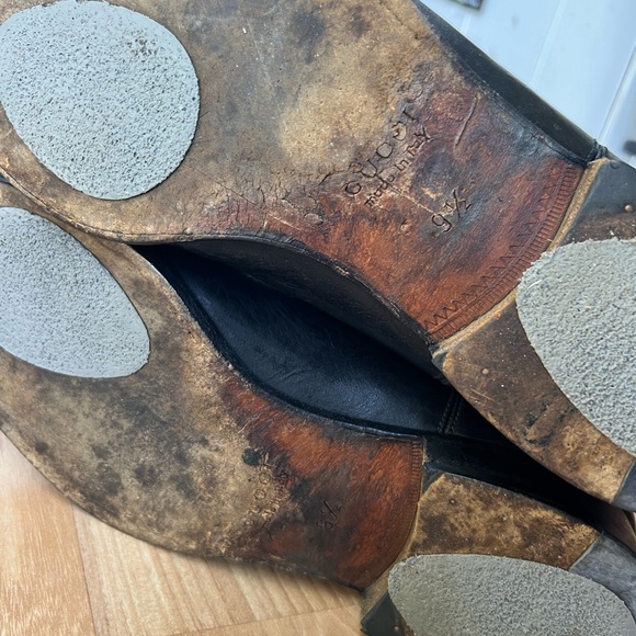 Gucci Authentic Black Leather Pull-On Chelsea Boot Size 10 Men’s Made in Italy - Picture 11 of 13